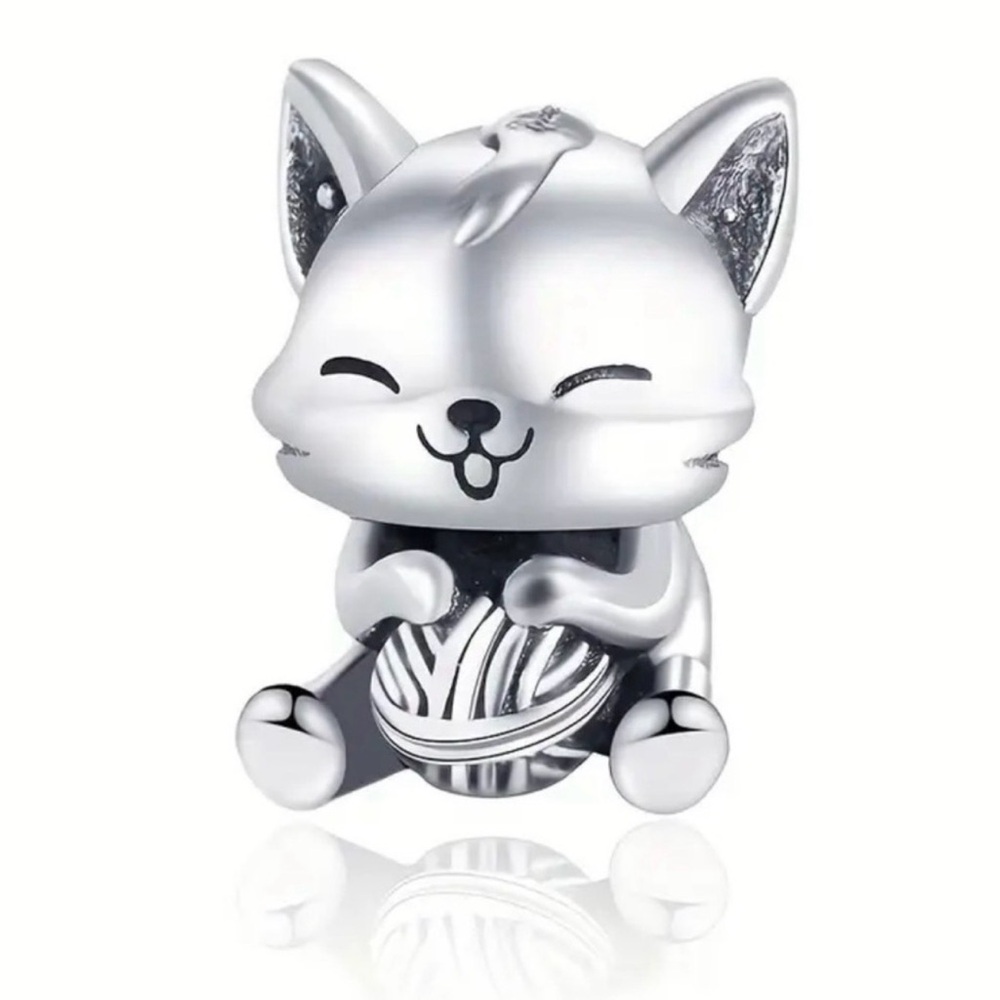 Sterling Silver Cat Charm